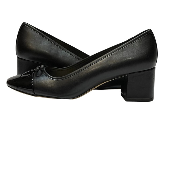 💥💥SALE💥💥J CREW CAP-TOE BALLET BLOCK HEEL SZ 10 MED EUC - Picture 9 of 13